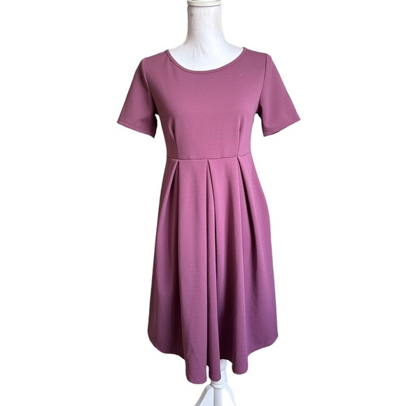 Hello Miz Women’s Maternity Short Sleeve Pleated Dress Size Small - Picture 4 of 17